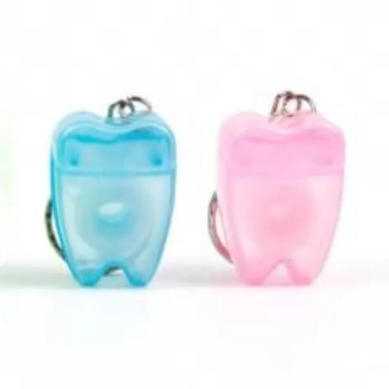 5/10PCS Portable Dental Floss Keychain with Mint Flavor Oral Care Cleaning Tool, Soft Wire Effectively Prevents Tooth Decay