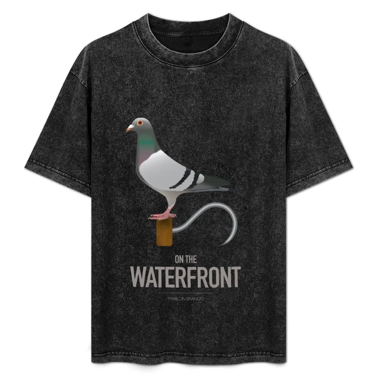 On The Waterfront - Alternative Movie Poster T-Shirt Functional Casual Short Sleeve Tee