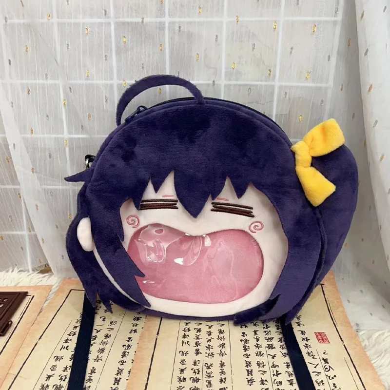 Mochila De felpa de PVC de gran capacidad para mujer, bolsa de Anime, amor, Chunibyo, otros personajes, Takanashi, Rikka, Kawaii, suave, Itabag