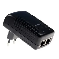 Injecteur de prise d'alimentation POE, CCTV, caméra IP, adaptateur de commutateur Ethernet, pont de surveillance, alimentation, DC 48V, 0,5 A, 24W