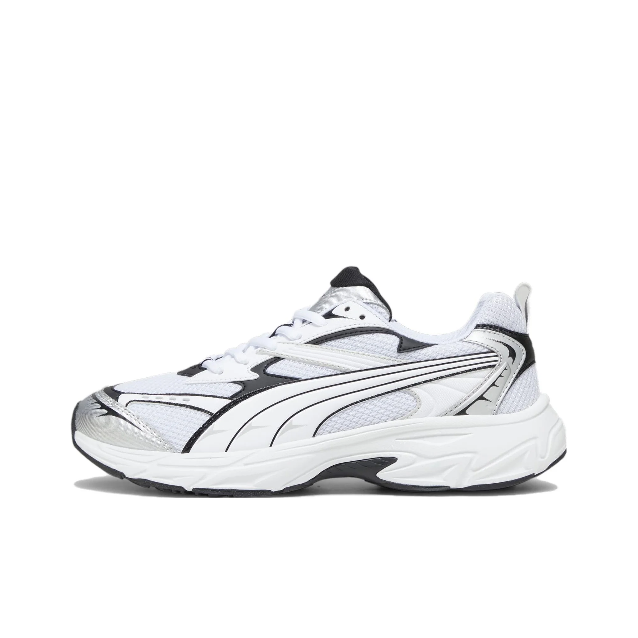 PUMA Morphic Cushioning Breathable Low top Casual Shoes Unisex White 392982-02