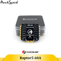 FLYCOLOR Raptor5 4in1 ESC 60A G701 V5 PWM 128K 3-6S 30X30mm for FPV Drone Freestyle Flight Controller Stack DIY Parts