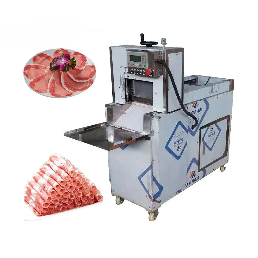 

Industrial Frozen Chipper Meat Block Cutter Bacon Slicer hine