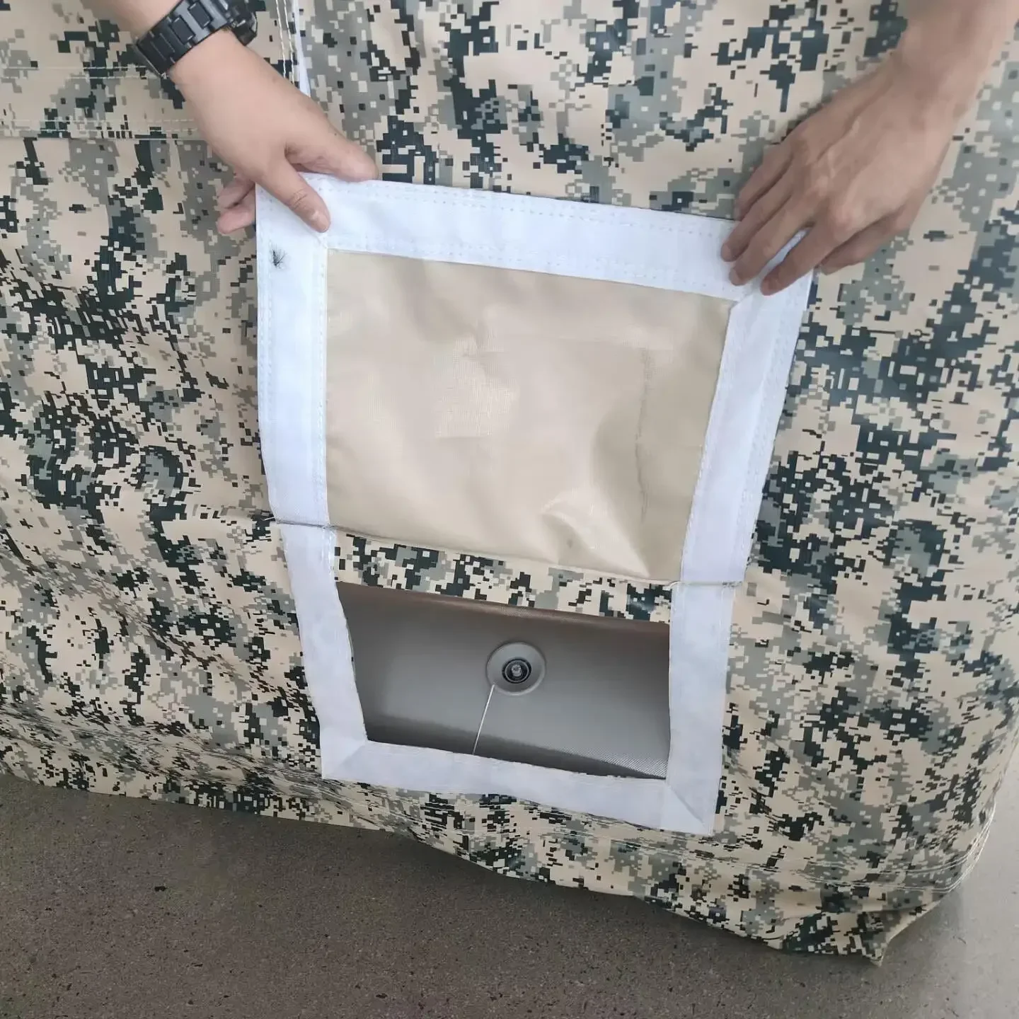 12 ㎡   Tienda inflable de rescate médico al aire libre, tienda contra incendios con comando de emergencia, tienda de campaña y alivio de desastres