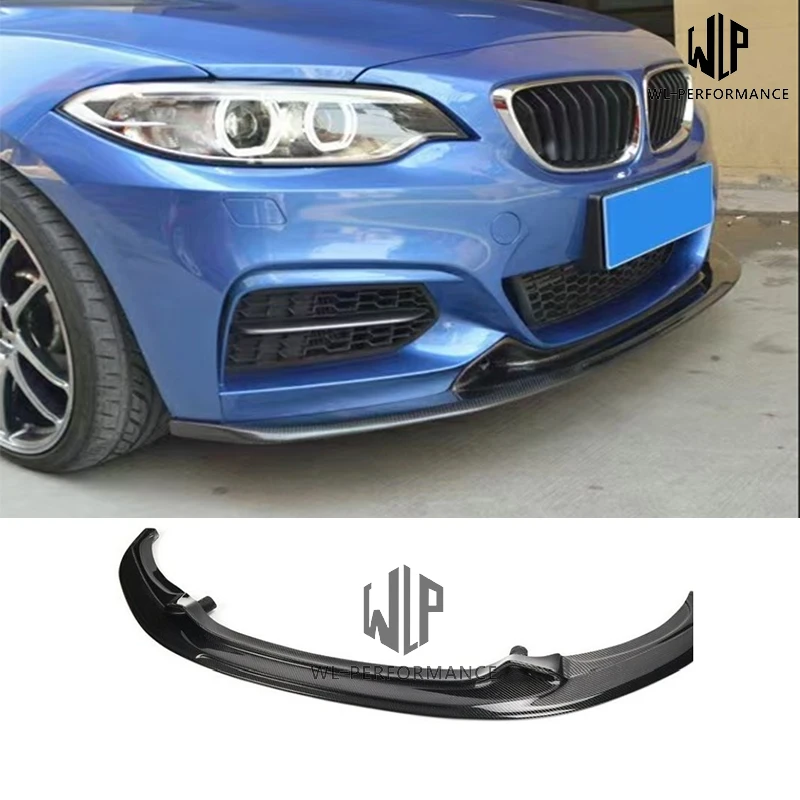 

F22 High Quality Carbon Fiber Front Lip Bumper Splitter Diffuser Car Body Kit For Bmw 2 Series F22 MT EX Styling