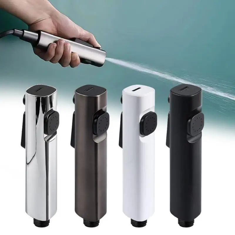 Pressurização toalete bidé pulverizador cabeça de chuveiro universal 6.22 ''ponto wc limpo handheld acessórios do banheiro mangueira água spray