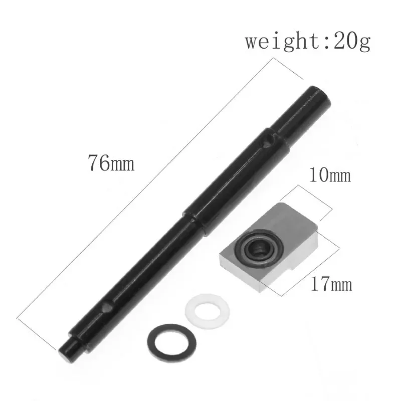 Steel Transmission (Cush Drive) Input Shaft Main Gear Shaft for Trxs 1/5 X-Maxx XMAXX 1/6 XRT RC Car Upgrade Parts