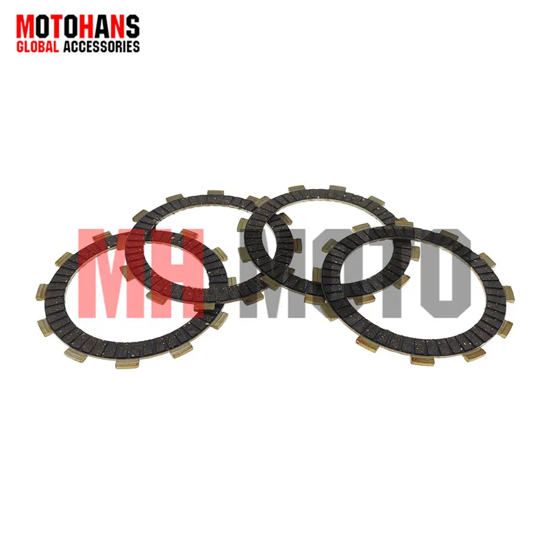 CLUTCH FRICTION PLATE 4PCS 12 TEETH FOR SUZUKI AX4 115 BEST125 GT125