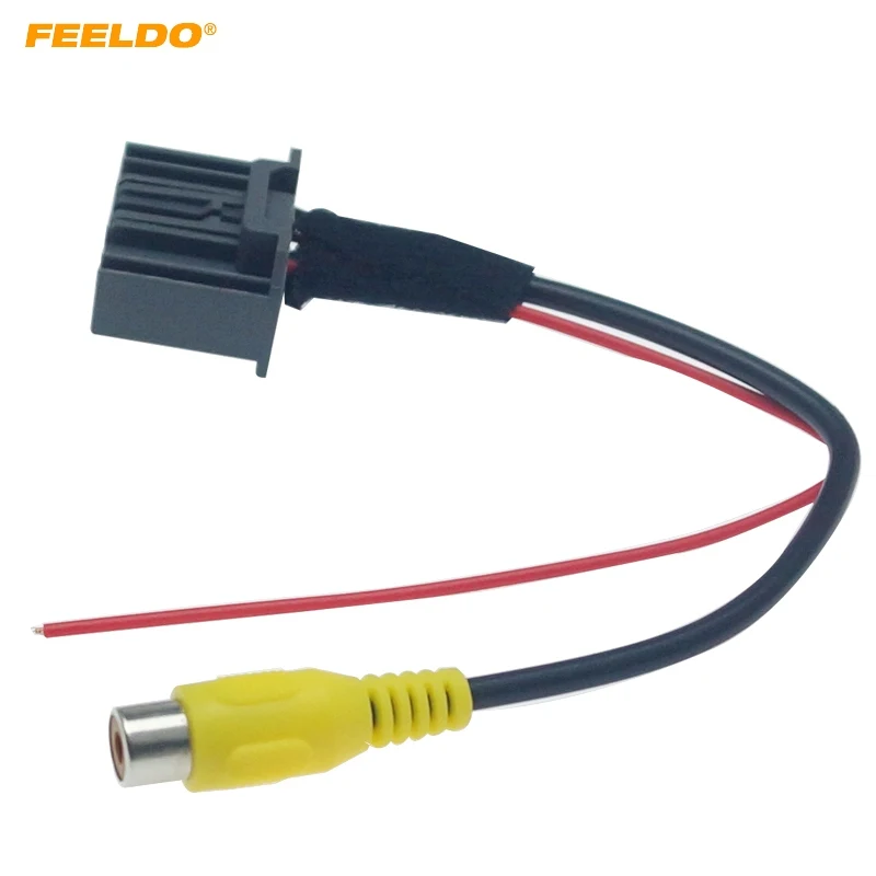 5Pcs Auto Parking Rear Camera Video Plug RCA Reversing Cable Adapter For Honda Crider 2013-2017 Navigation DVD