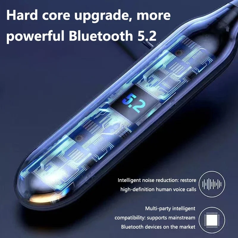 Neck-mounted Bluetooth Headphones Universal Wireless Neck-worn Half-ear Type Bluetooth Headphones for Running Sports 2026 NEW view 3
