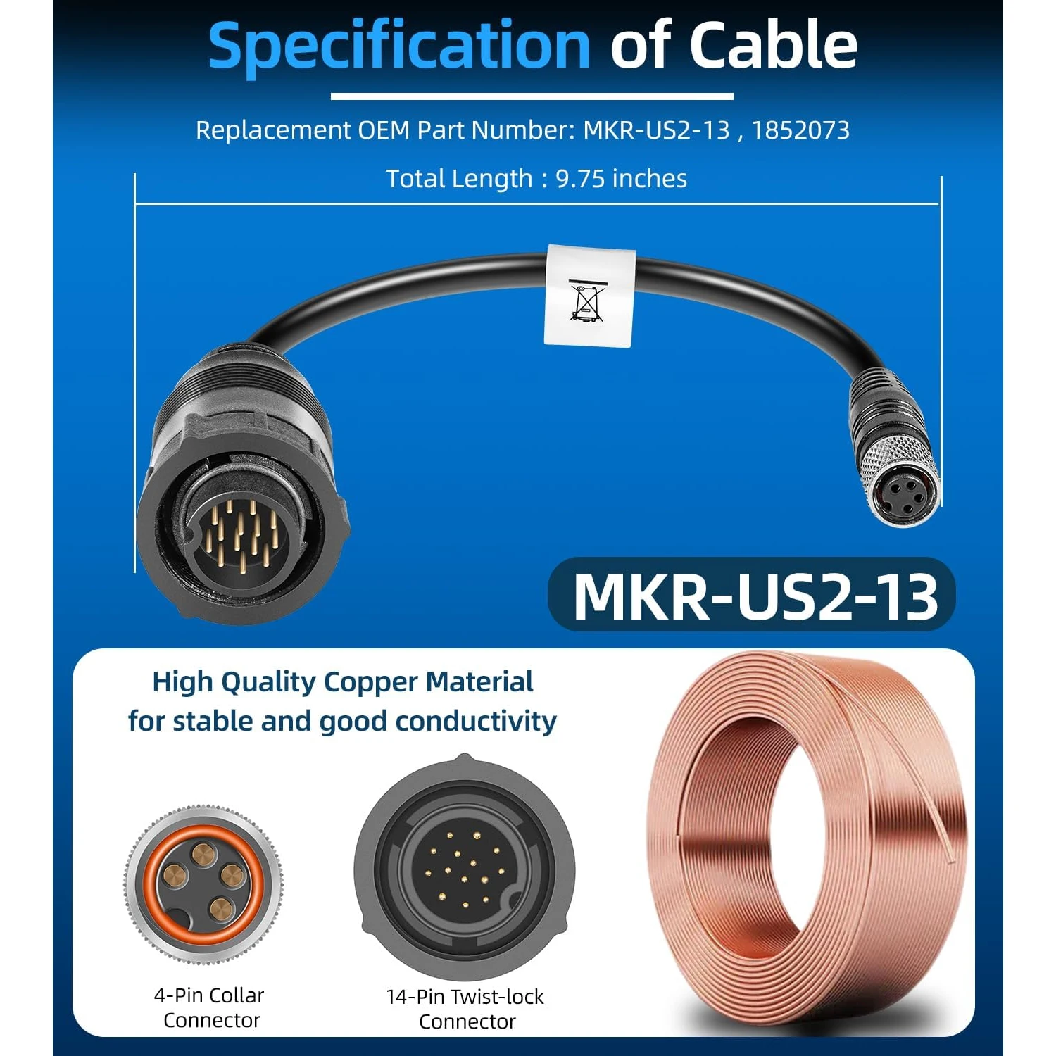 

Адаптерный кабель Minn Kota MKR-US2-13 Sonar 2 для эхолотов APEX, SOLIX, Onix, XPLORE и троллинговых моторов US2 - 1852073