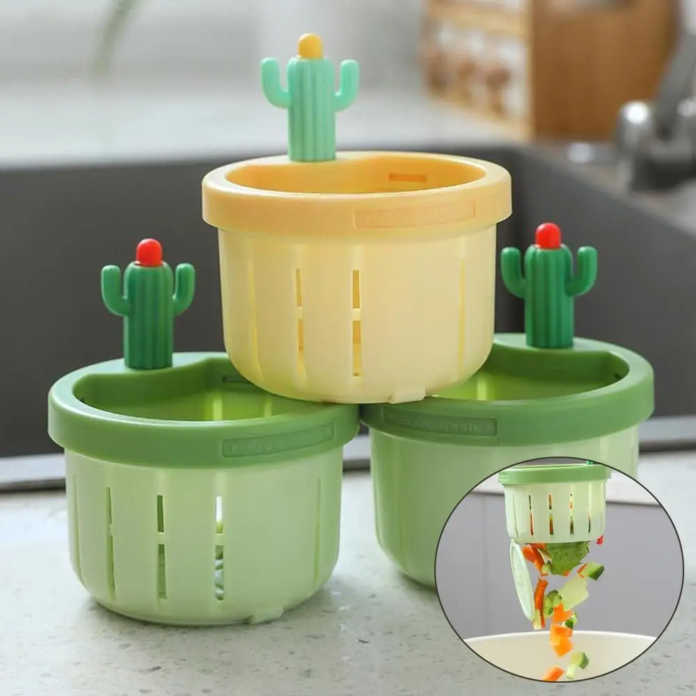 Anti-clogging Cactus Kitchen Sink Drain Strainer Easy Cleaning Food Waste Catcher Sink Drain Filter Waste Collector Filter