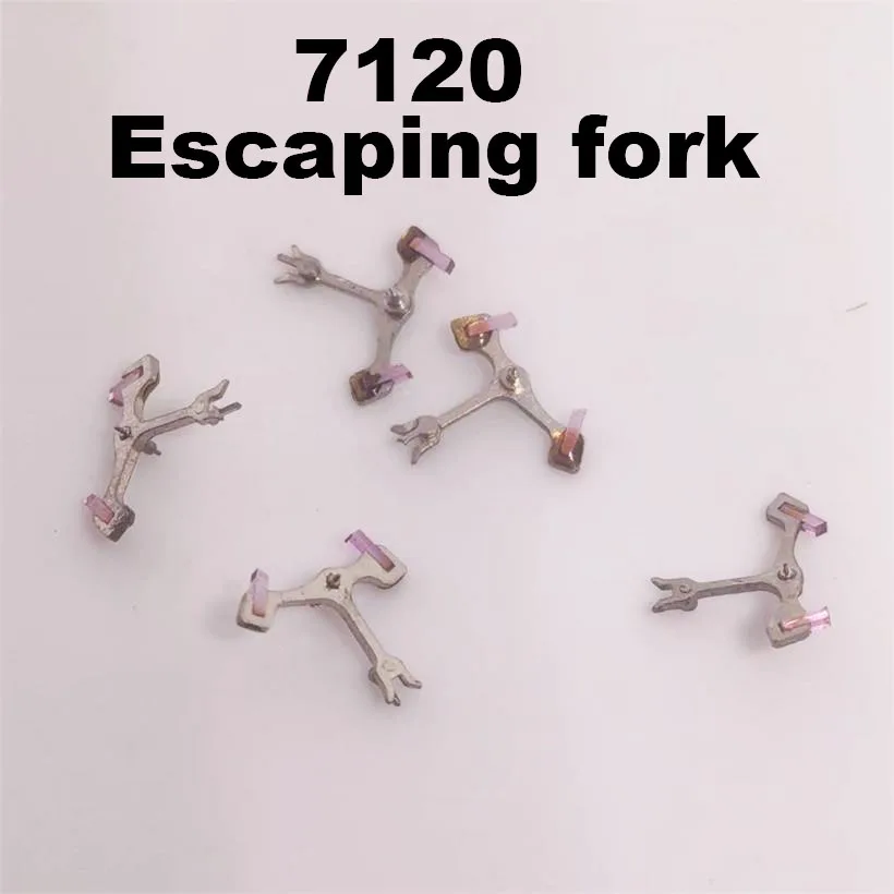 Gli accessori dell'orologio sono per Shanghai 7120 Movimento meccanico Forcella di scappamento Mazai Vecchio orologio Movimento uniforme Orologio Parti di orologi