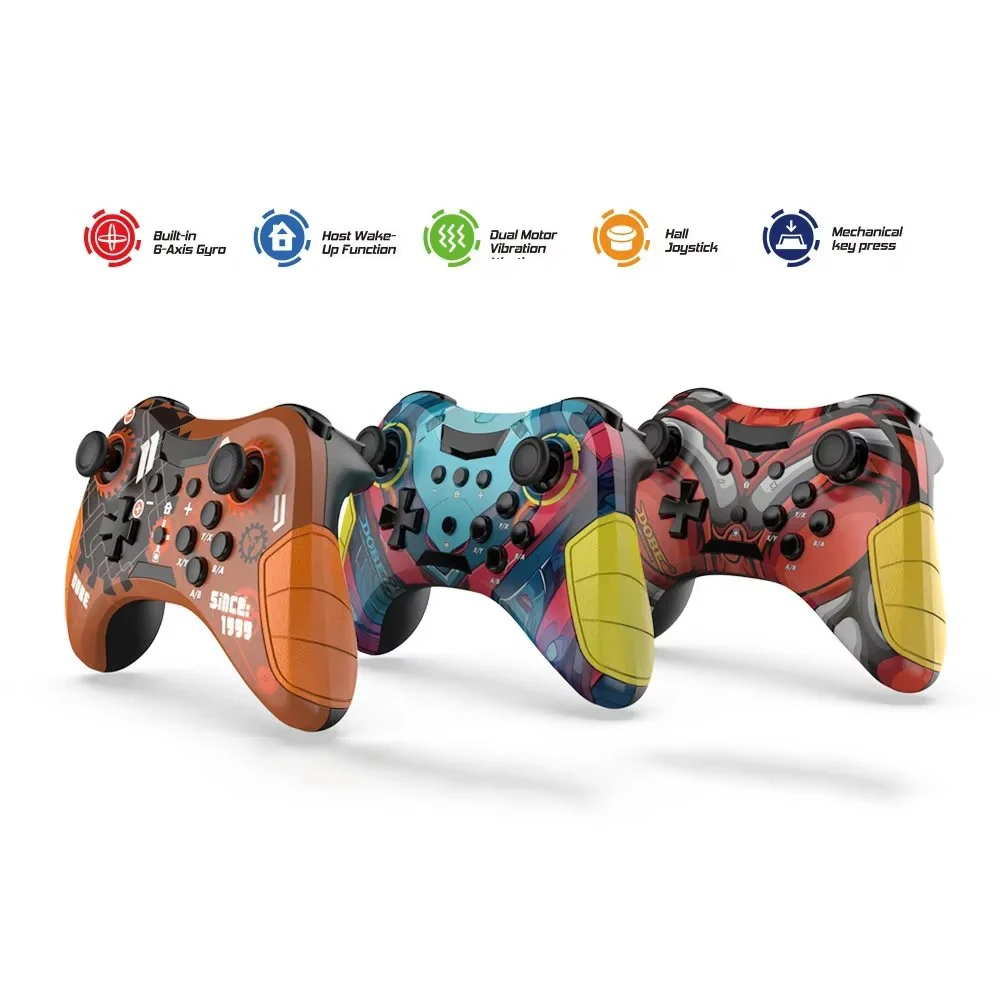 TY-3839 Gamepad Bluetooth senza fili per Nintendo Switch compatibile con PS3 Android IOS PC Controller di gioco Pressa chiave meccanica