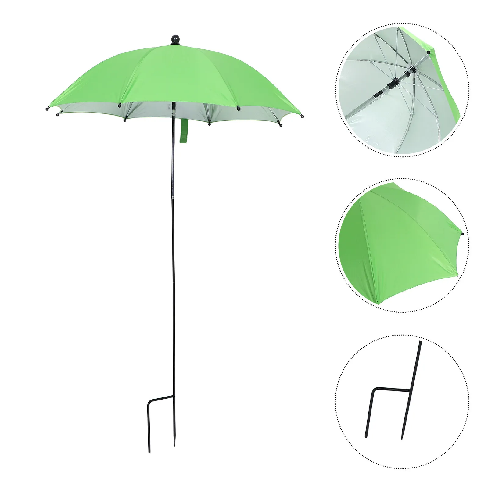 Garden Plant Protection Umbrella Sun Shade Rainproof for Outdoor Plants Balcony Patio Garden Bed Adjustable Sturdy Ground Spike