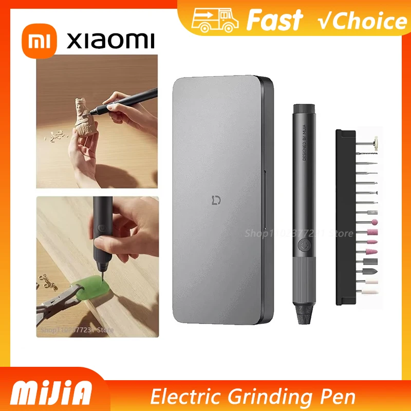 

Original Xiaomi Electric Grinding Pen 22000r/min Brushless Motor Fast Carving Polishing Burnishing Drilling Grinder DIY Tools