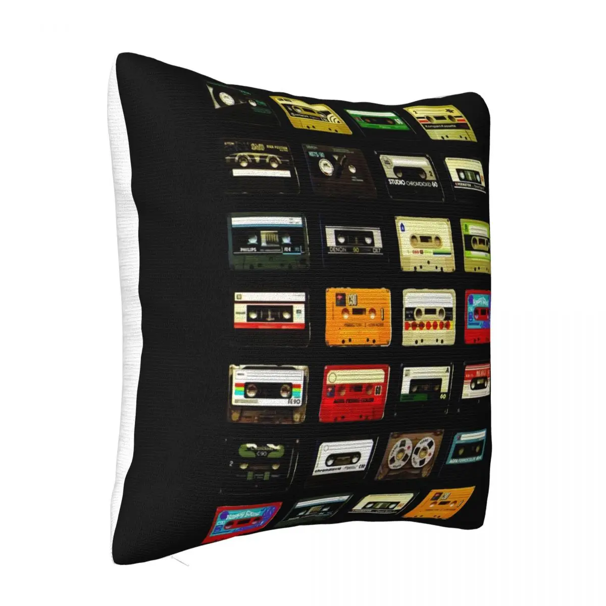 Casette Vintage Restro 60S 70S 80S Tape Casete Menunisex 1247 Personality Streetwear Pillow Case