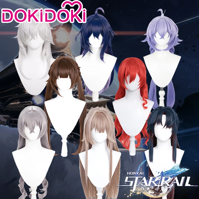 IN STOCK Kafka/March 7th/Jing Yuan/Yanqing/Bailu/Stelle/Dan Heng/Himeko Wig Game Honkai Honkai: Star Rail Cosplay DokiDoki Wig