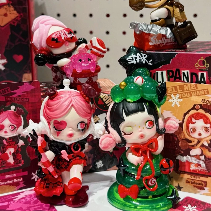 

POPMART SKULLPANDA Wishing Time to Series Blind Box Doll Christmas Gift Fashion Collection Toy girls Festival Surprise