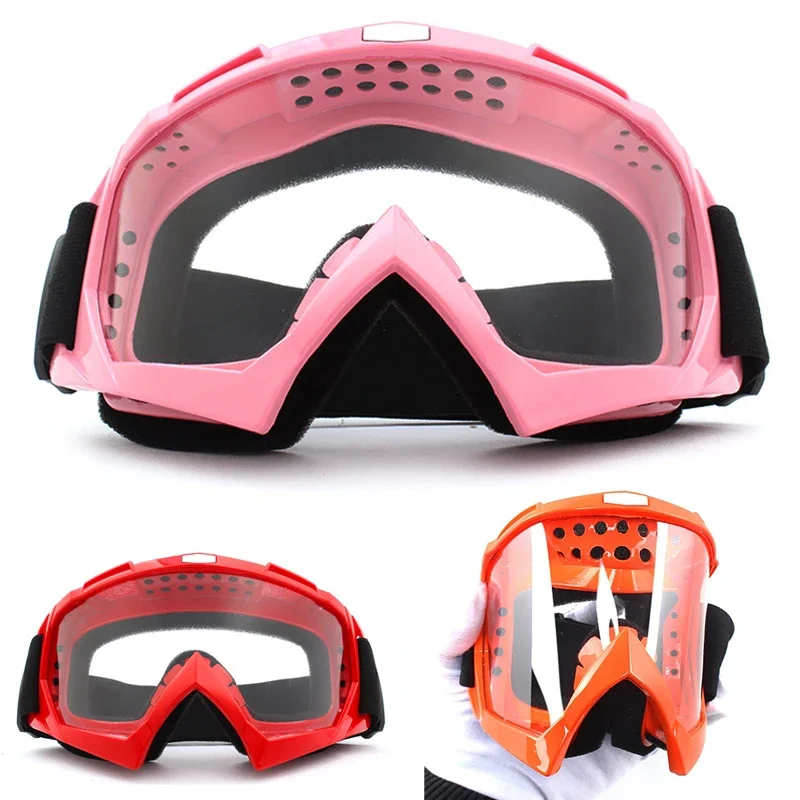 Adult Motocross Goggles Motorcycle ATV Clear Lens Ski Helmet Glasses Off-road Gafas for Kawasaki Oculos