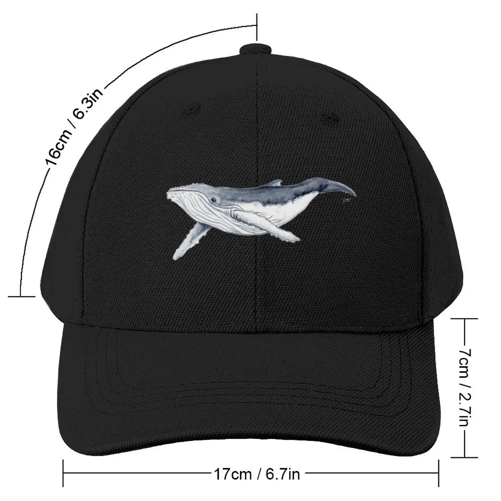 Humpback whale baby Baseball Cap cute Bobble Hat Men's Caps Women's