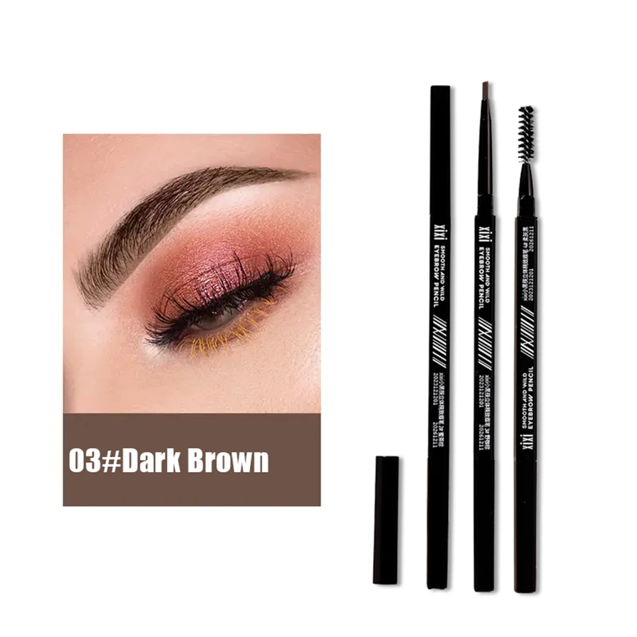 1 Stück schwarze Essstäbchen 3d Augenbrauen stift wasserdichte und nicht verschmierte Farbe