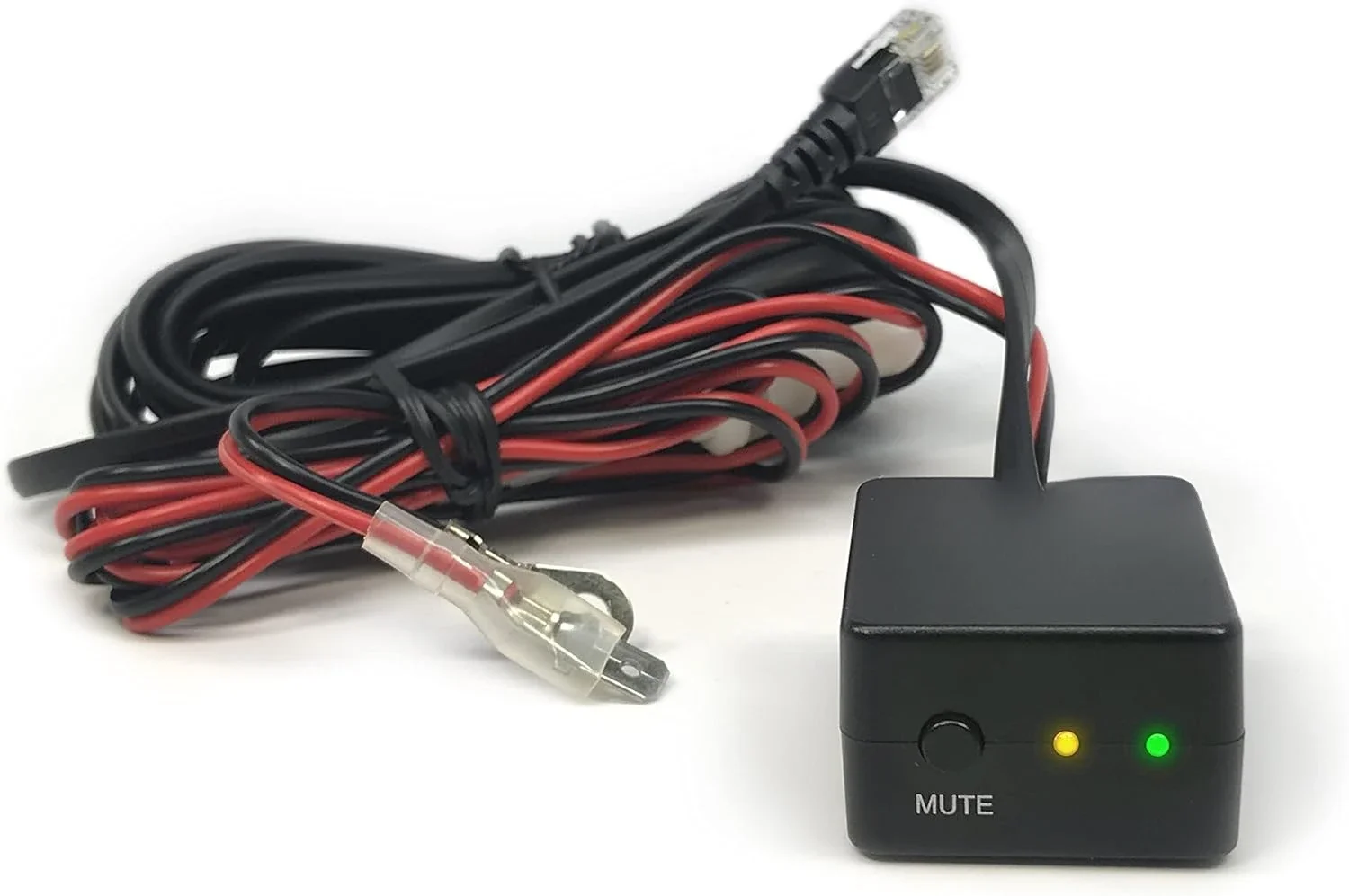 

Built-in GPS w/AUTO Mute Memory, Voice Alerts, & RDA-HDWKT Smart Hardwire Kit with Mute/Mark Button, LED Alert & Power LED