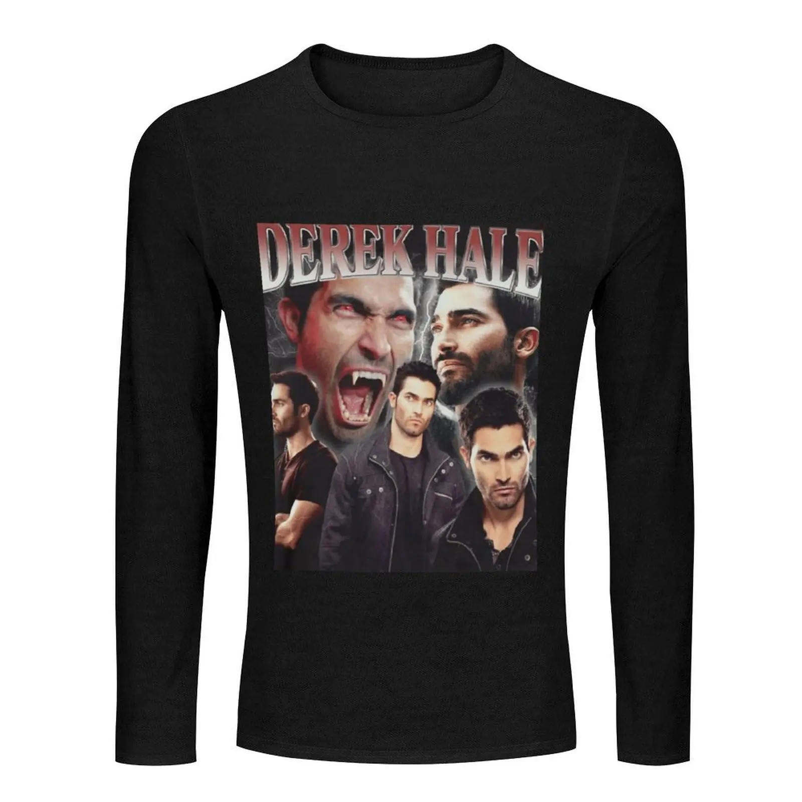 DEREK HALE T SHIRT , Long T-Shirt black t shirt shirts graphic tees plus size tops black t shirts T-shirts for men cotton