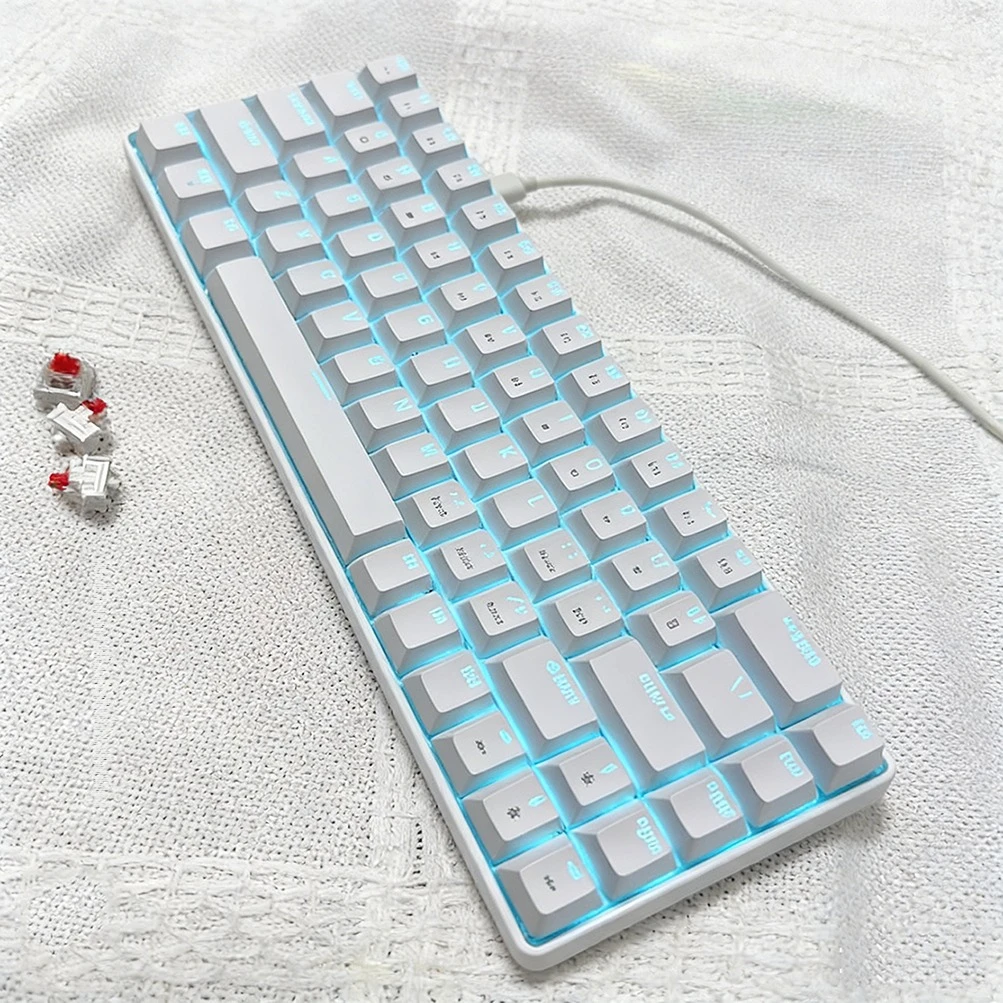

Mechanical keyboard Gamer mecanico 65% keyboards clavier mécanique klawiatura mechaniczna tastatur ergonomic Pc wired teclado