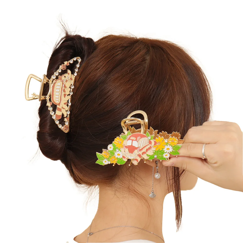 NC لطيف الإبداعية الكرتون مشبك شعر سبيكة معدنية التنين مخلب شعر اليابانية موضة مخلب كليب إكسسوارات الشعر للنساء الفتيات #4