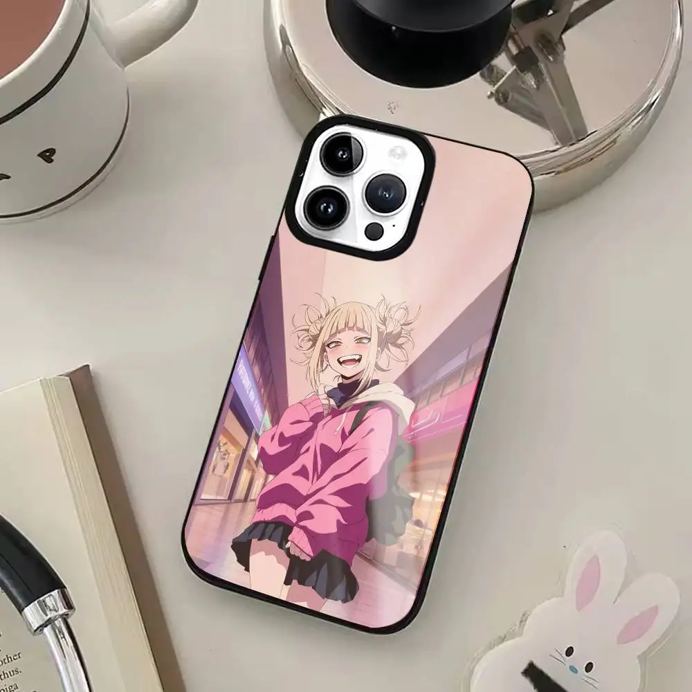 Custodia per telefono carina Anime Himiko Toga per iPhone17,16,15,14,13,12,11 Plus,Pro Max magnetica per ricarica wireless Magsafe