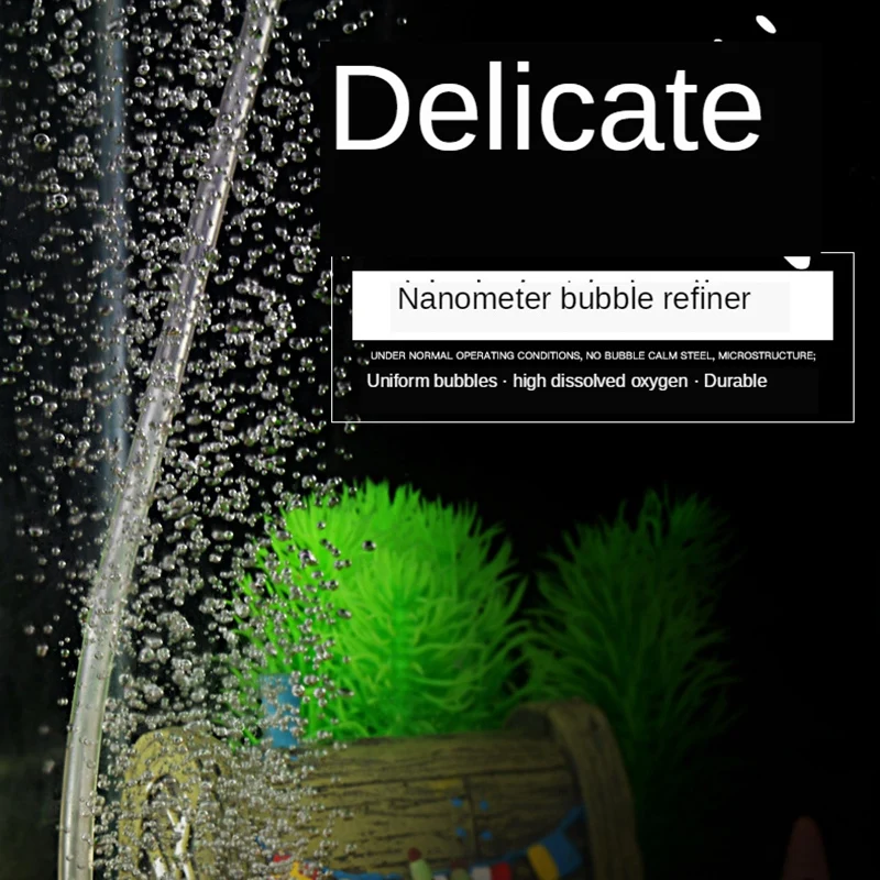 Nano Bubble Plate para Fish Tank, Atomizador, Bubble Stone, Oxygen Bubble Generator, Refinamento