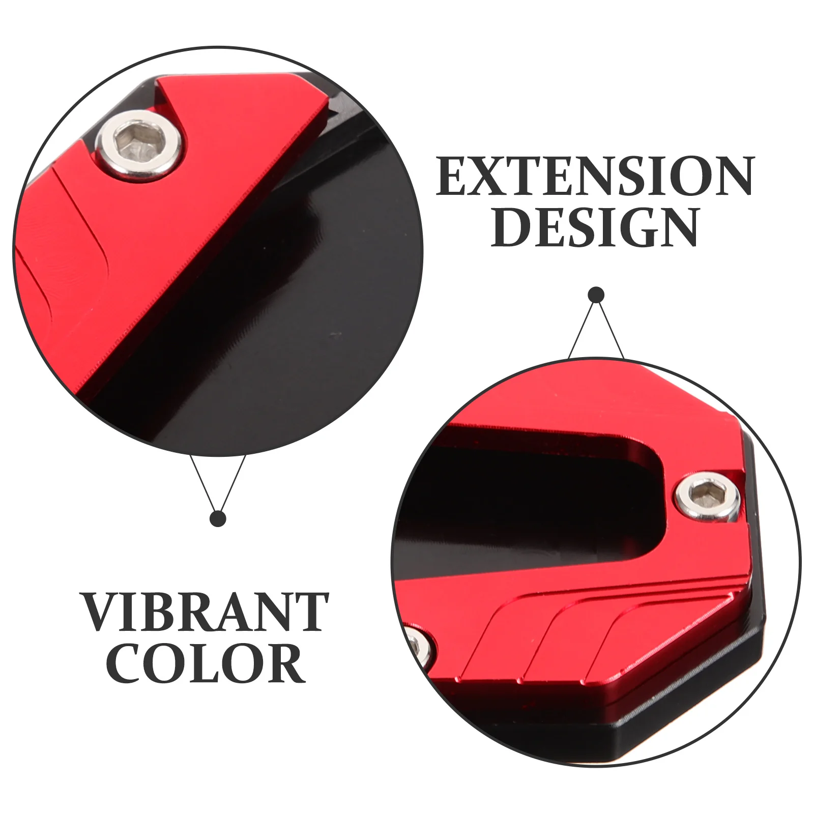 

Motorcycle Kickstand Pad Enlarged Antislip Base Side Stand Support Plate Stable Parking on Soft Ground Bike Accessories