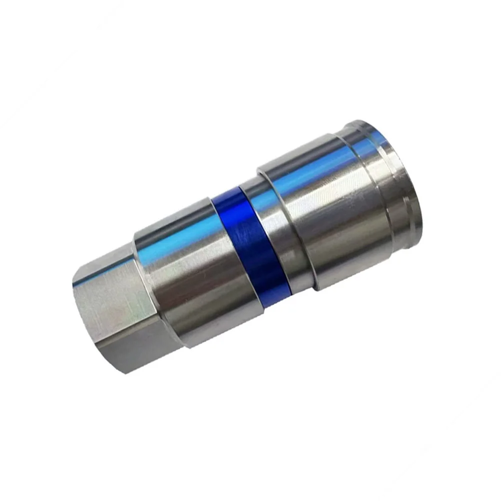 1pc Stainless Steel Quick Connector Hydraulic Quick Coupler Leak-Proof For LED Curing Systems G1/2 Female Thread
