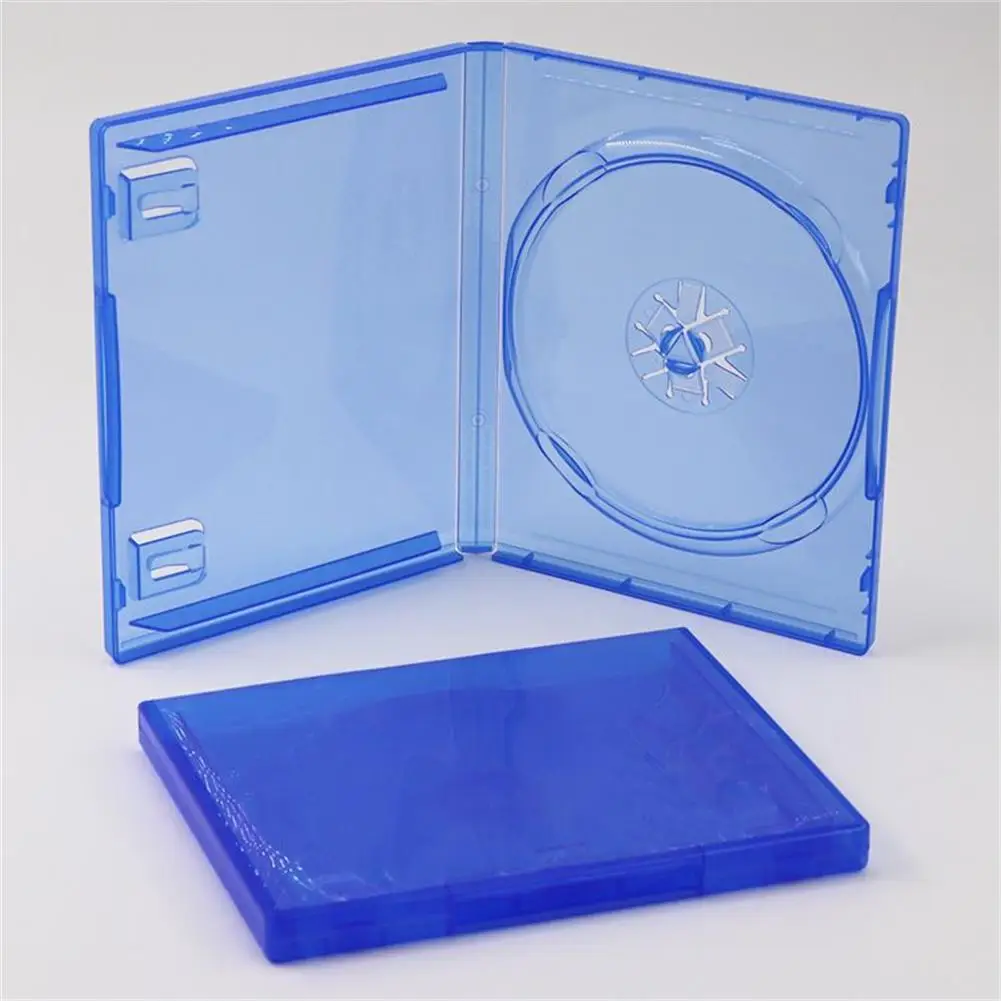 CD Game Case Protective Box Compatible For Ps5 / Ps4 Game Disk Holder CD DVD Discs Storage Box Cover Dropship