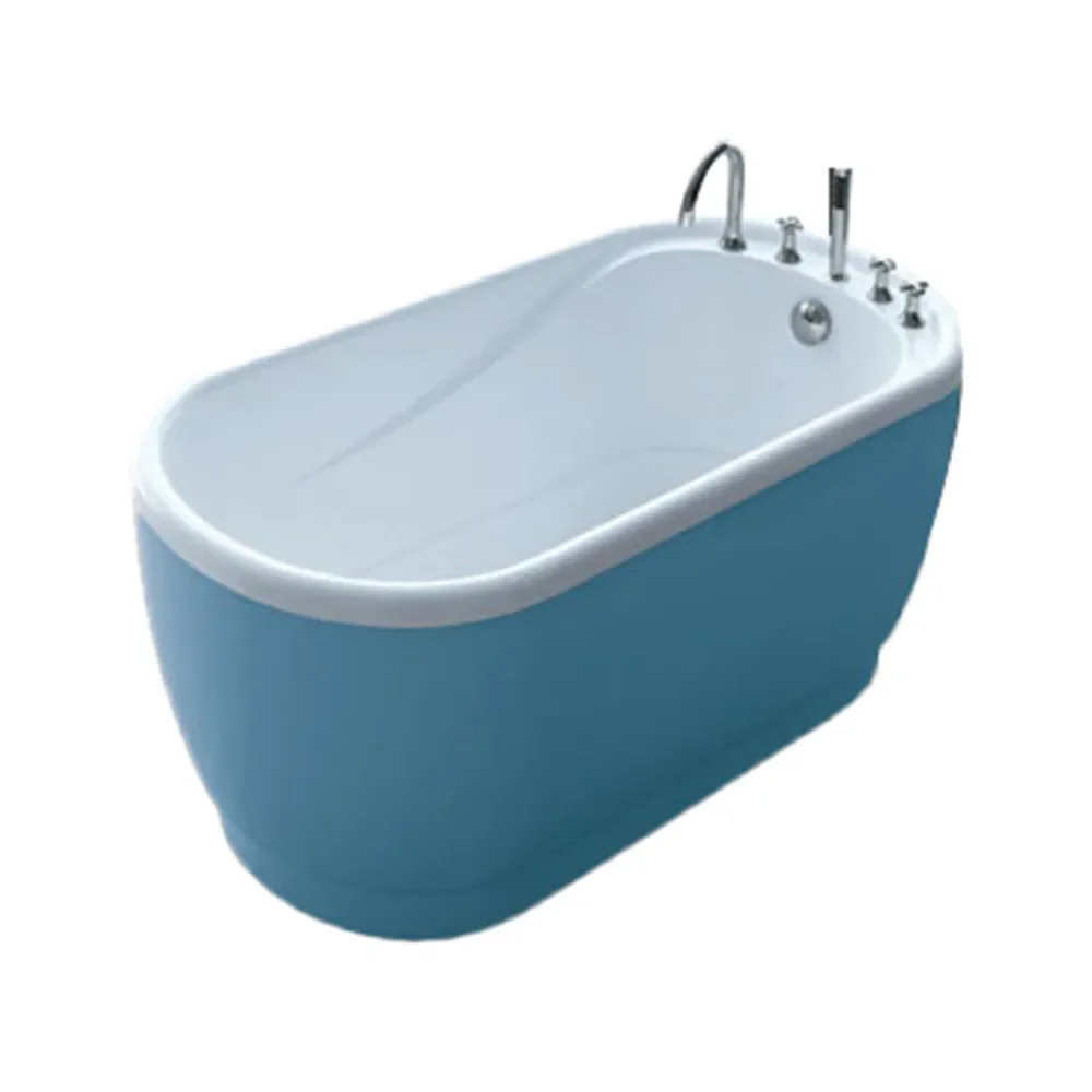 Bathroom Bathtub,Modern Style Floor Freestanding Bathtub Acrylic Spa Bath Tub