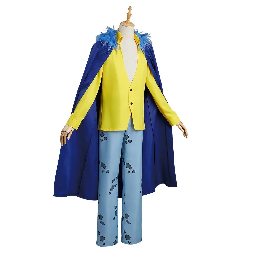 Anime One Piece Cosplay Trafalgar D. Water Law Male Costume