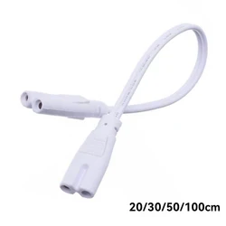 Double-end Fluorescent Tube Wire LED Tube Lamp Connected Cord Flexiable Connecting Cable Light's Connector 20cm 30cm 50cm 100cm