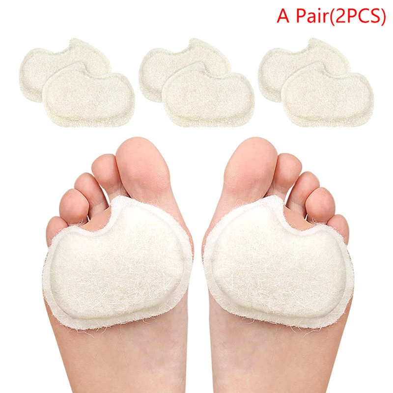 1Pair Felt Forefoot Metatarsal Pads Pain Relief Orthotics Foot Massage Anti-slip Protector High Heel Elastic Cushion Foot Care