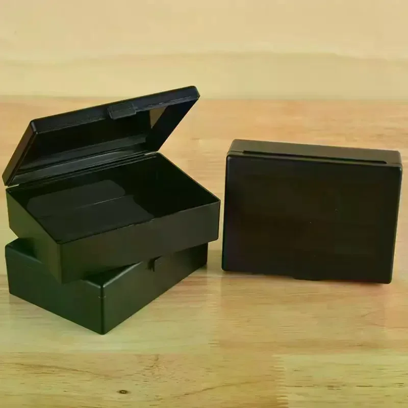 New Transparent Plastic Storage Box Photocards Small Card Storage Box Desk Organizer Box Classification Box Stationery