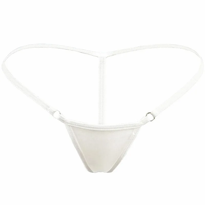 Mini Micro Bikini Thongs Women Hot Sexy Cotton G-string Y Back Tanga Swimwear Mesh Transparent Panties Lingerie Underwear