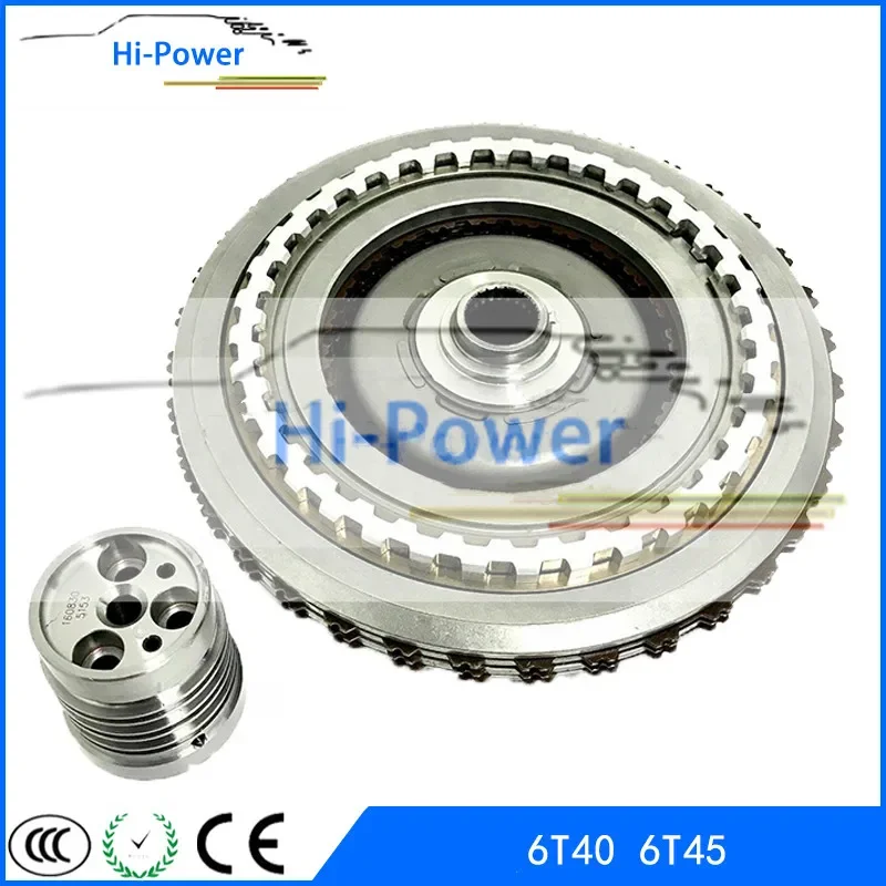 6T40E 6T45E Transmission 3-5 Reverse Double Drum Kit 4-5-6 Clutch Fully Loaded Suit For GM Buick Opel Chevrolet