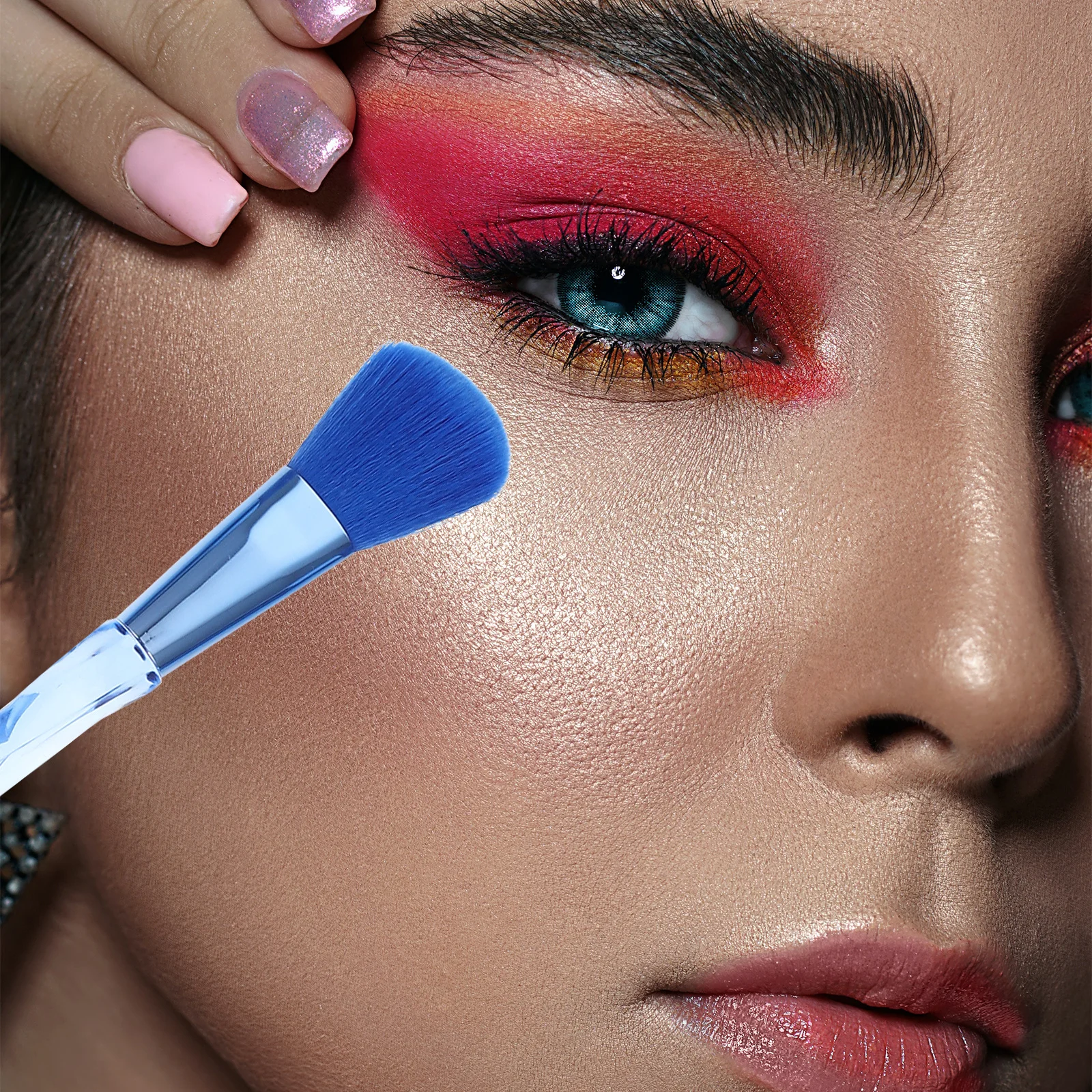 

10pcs Makeup Set Premium Portable For Face Powder Eyeshadow Blending Women Gift Cosmetics Face Powder Brush Tools Kit