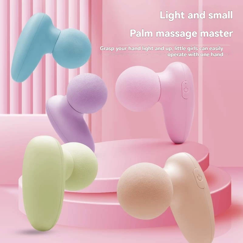 

New Mini Fascia Gun Muscle Massager Professional Charging Fascia Gun Macaron Color Female Vibration Gun