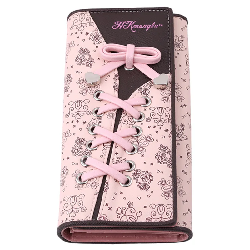 Girl Long Wallet Multi-functional PU Wallets Cartoon Money Bag Coin Purse Card Holders Clutch Practical Wallets Purses For Gift image 2