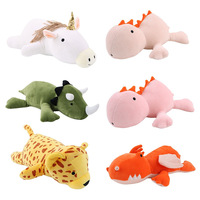 60cm Giant Dinosaur Weighted Plush Toys Cartoon Anime Game  Plushie Animals Unicorn Doll Soft Stuffed Pillow For Kids Gift
