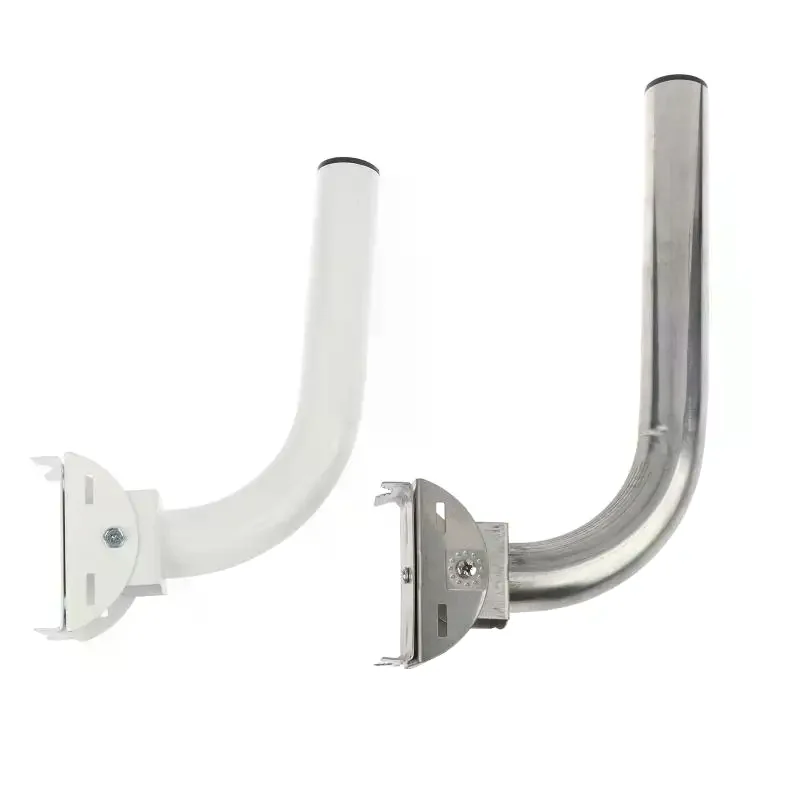 Weather Station Mounting Pole: Outdoor Adjustable Antenna Universal Bracket Iron/Stainless Steel
