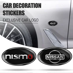 Car Styling 3D Aluminum Alloy Badge Emblem Stickers Body Fuel Tank Decal Auto Decoration  Accessories For Nissan Nismo X-Trail