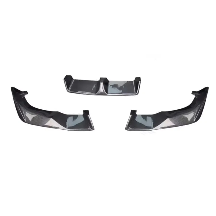 For BMW X5 G05 2018-2022 Carbon Fiber Spoiler Front Bumper Lip Diffuser Front lip Front Chin Spoiler L Style Upgrade Body Kit