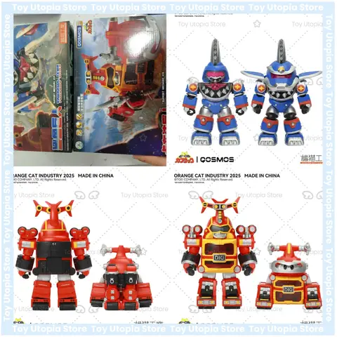 Ensamblado original B-Robo Kabutack, QOSMOS, tiburón gigante, colección gigantes, adornos escritorio, regalo Navidad para niños